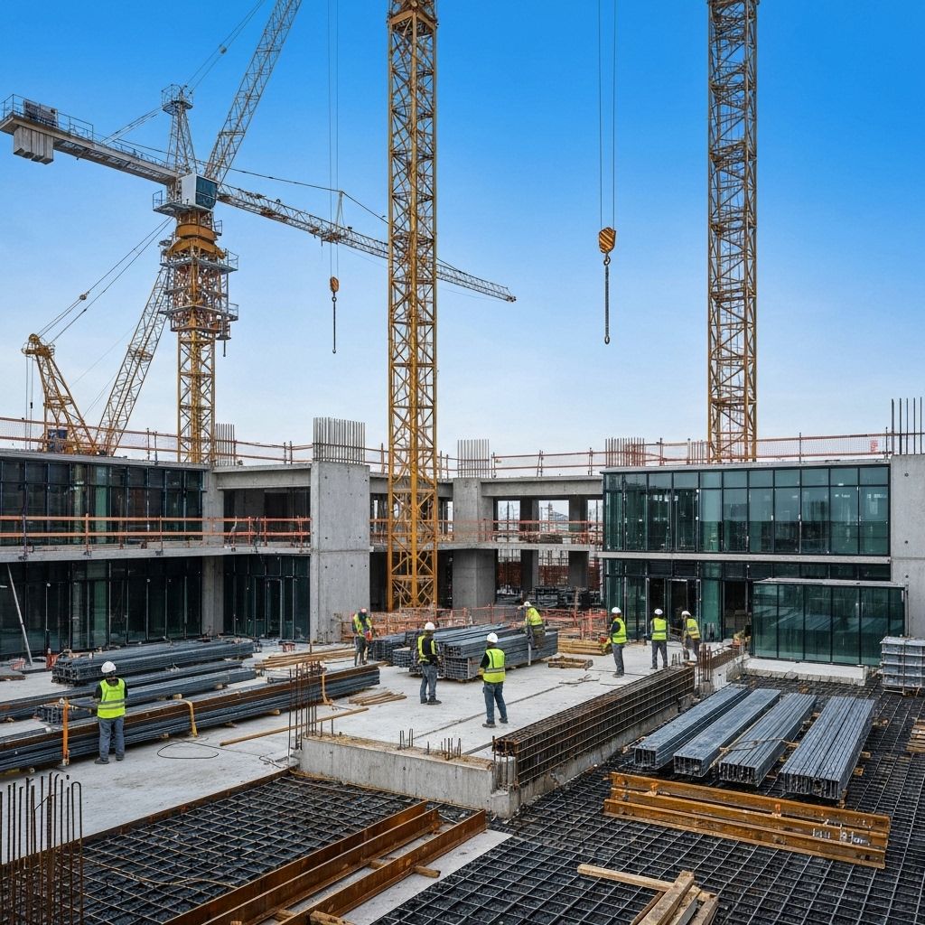 Construction site background